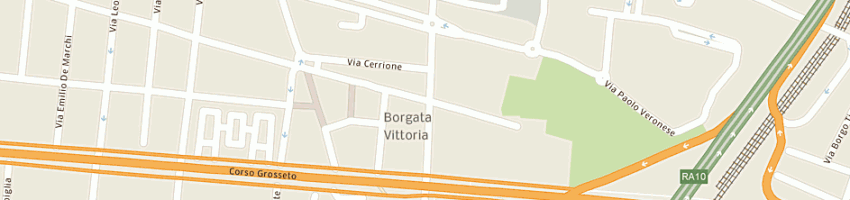 Mappa della impresa puntogomme torino (srl) a TORINO