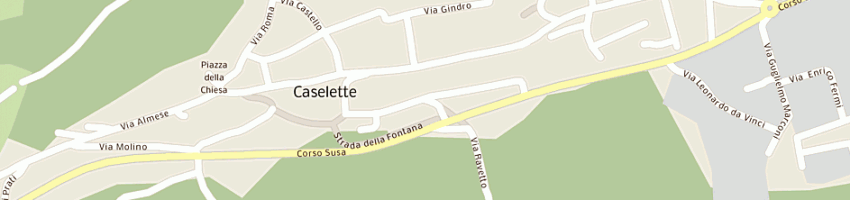 Mappa della impresa municipio a CASELETTE