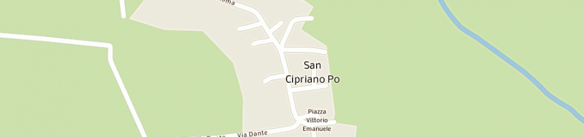 Mappa della impresa municipio a SAN CIPRIANO PO
