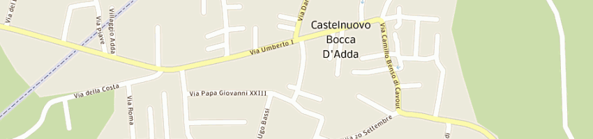 Mappa della impresa carabinieri a CASTELNUOVO BOCCA D ADDA