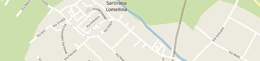 Mappa della impresa nobile giuseppe a SARTIRANA LOMELLINA