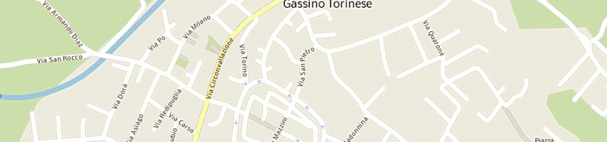 Mappa della impresa logozzo teresa a GASSINO TORINESE