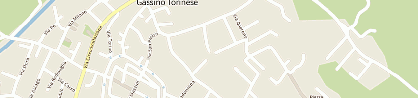 Mappa della impresa villa paola srl a GASSINO TORINESE