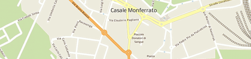 Mappa della impresa azzi sergio a CASALE MONFERRATO