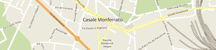 Mappa della impresa casalone paolo a CASALE MONFERRATO