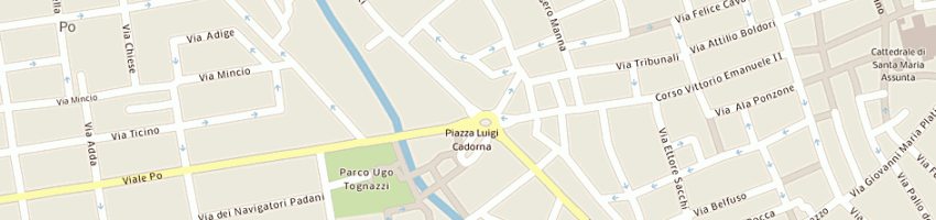 Mappa della impresa polizia a CREMONA