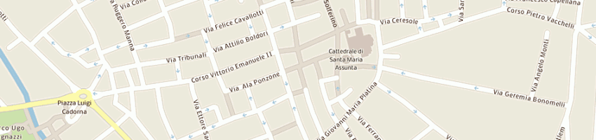 Mappa della impresa caffe' del corso d'arco marie rose a CREMONA