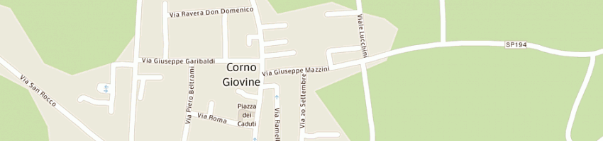 Mappa della impresa stream coating srl a CORNO GIOVINE
