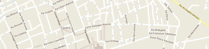 Mappa della impresa la pulce a CREMONA