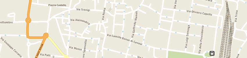 Mappa della impresa caligaris francesco a CASALE MONFERRATO
