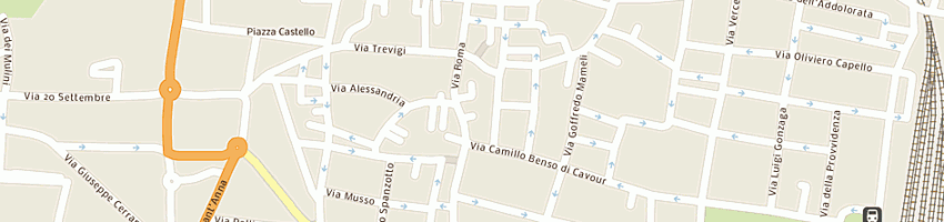 Mappa della impresa pcs italia srl management e consulting a CASALE MONFERRATO