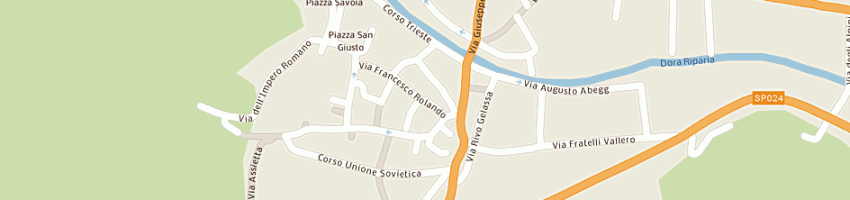 Mappa della impresa d'alonzo gabriella a TORINO
