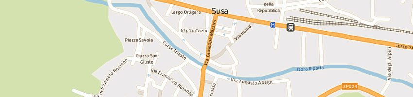 Mappa della impresa farmacia moncenisio a SUSA