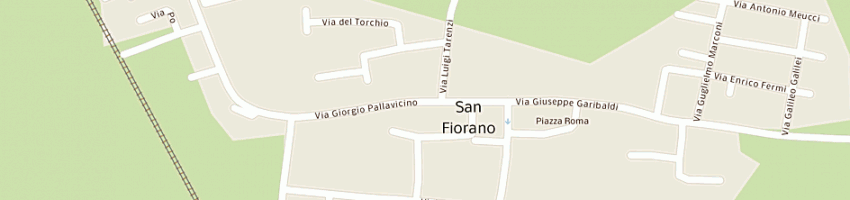 Mappa della impresa casa del fiore snc di zucconi maria cristina e c a SAN FIORANO