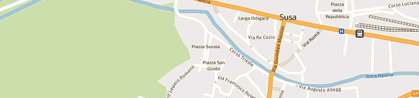Mappa della impresa bazzoni daniele a TORINO