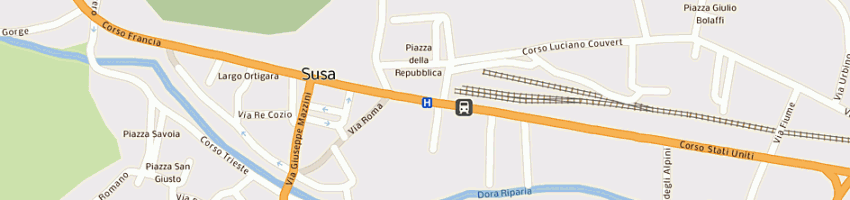 Mappa della impresa giorgis maura a SUSA