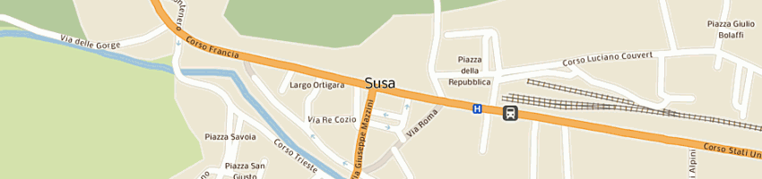 Mappa della impresa foi renato a SUSA