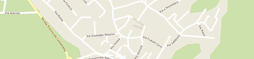 Mappa della impresa sevarin romano a ANGUILLARA VENETA