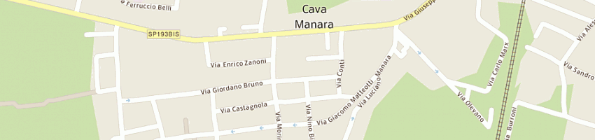 Mappa della impresa scola giuseppe a CAVA MANARA