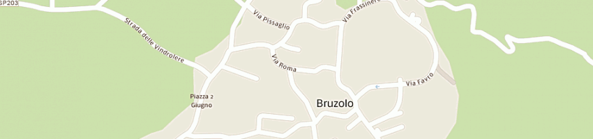 Mappa della impresa trattoria del mulino a BRUZOLO