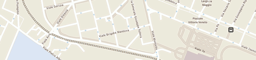 Mappa della impresa mercerie maria di demarchi vanda a MANTOVA