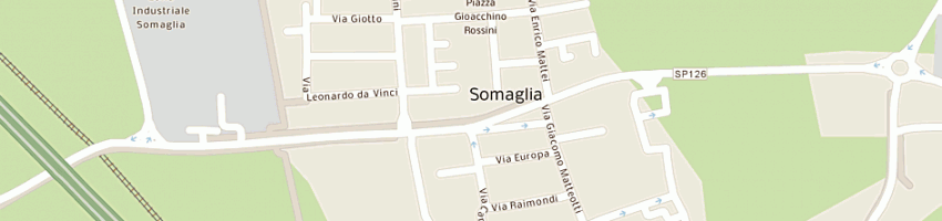 Mappa della impresa padana srl a SOMAGLIA