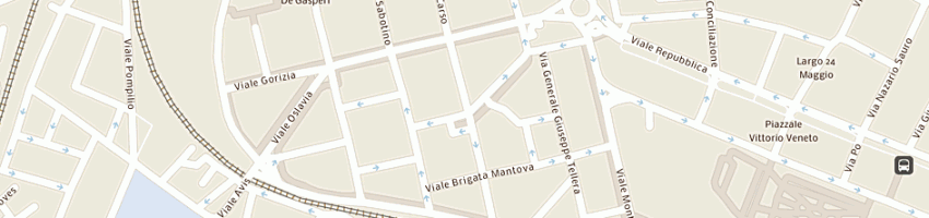 Mappa della impresa anversa dino a MANTOVA
