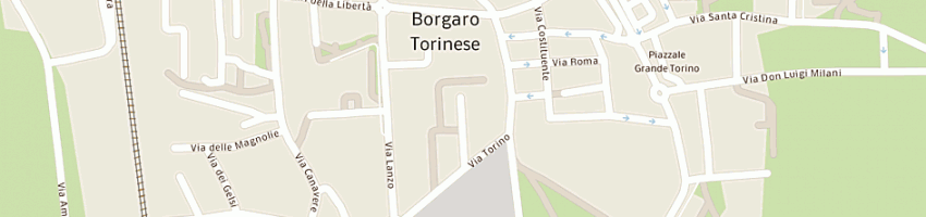 Mappa della impresa euro service srl a BORGARO TORINESE