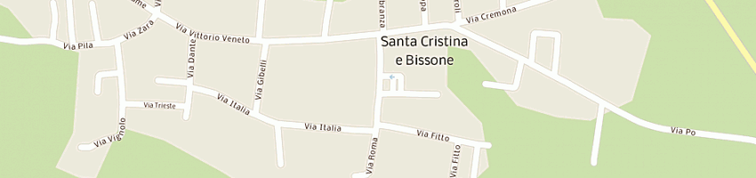 Mappa della impresa municipio a SANTA CRISTINA E BISSONE