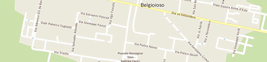 Mappa della impresa poste italiane spa a BELGIOIOSO