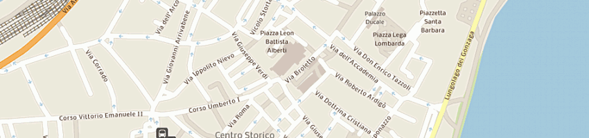 Mappa della impresa pizzeria il girasole a MANTOVA