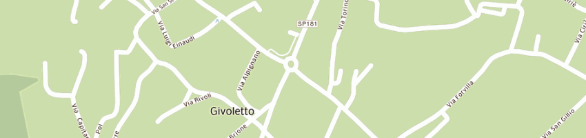 Mappa della impresa sp di sergio saglietti e paolo cavamento snc a GIVOLETTO