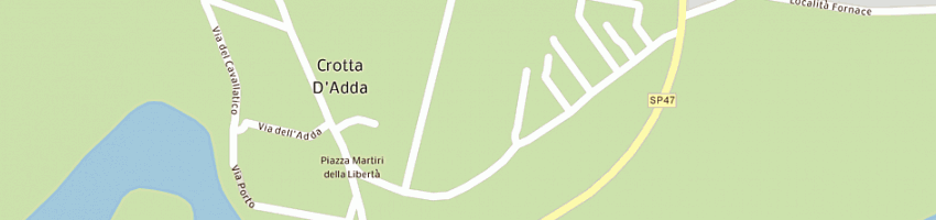 Mappa della impresa municipio a CROTTA D ADDA