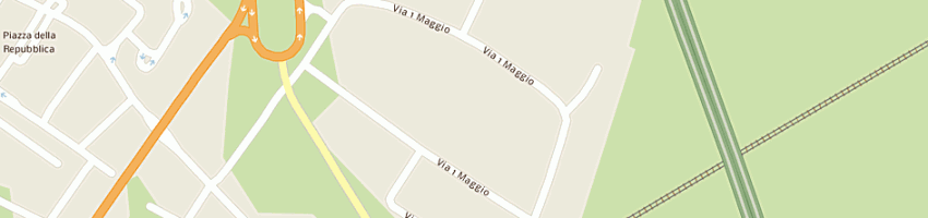 Mappa della impresa hair by mode di marani enrica a SAN GIORGIO DI MANTOVA