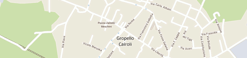 Mappa della impresa municipio a GROPELLO CAIROLI