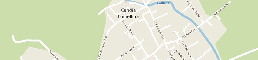 Mappa della impresa gili claudio a CANDIA LOMELLINA