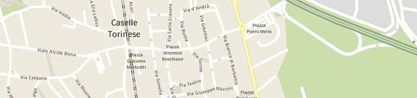 Mappa della impresa poste italiane a CASELLE TORINESE