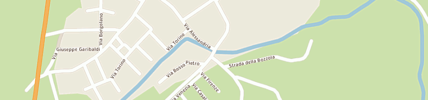 Mappa della impresa poste italiane spa a VILLANOVA MONFERRATO