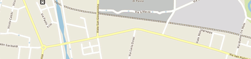 Mappa della impresa agenzia ippica di pavia snc a PAVIA