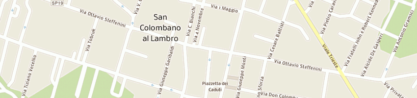 Mappa della impresa comune di san colombano al lambro a SAN COLOMBANO AL LAMBRO