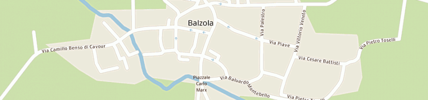 Mappa della impresa carabinieri a BALZOLA