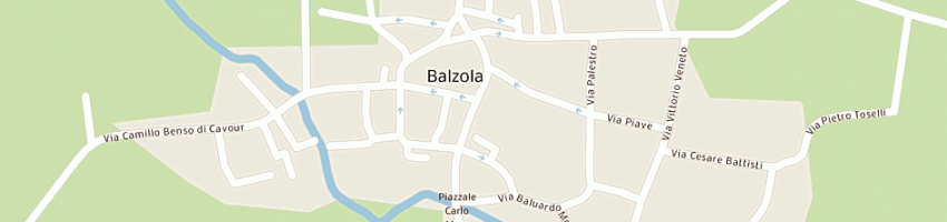 Mappa della impresa municipio a BALZOLA