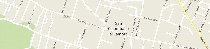 Mappa della impresa olcelli maurizio a SAN COLOMBANO AL LAMBRO