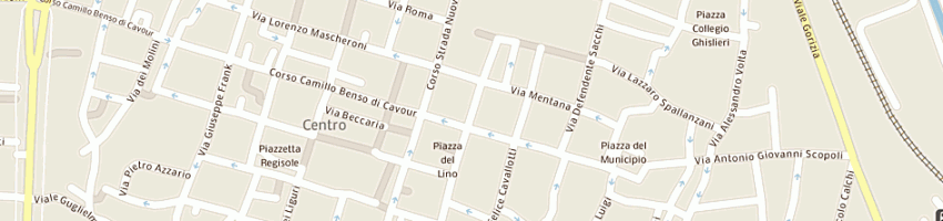 Mappa della impresa centro storico immobiliare di stucchi marcello a PAVIA