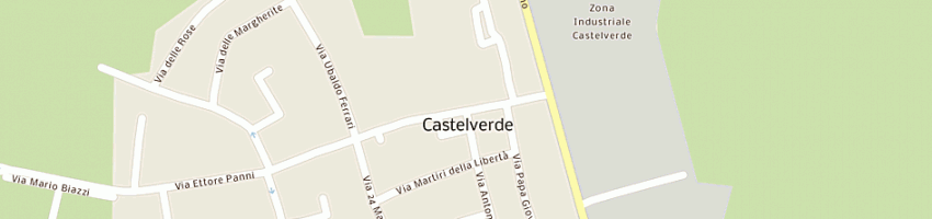 Mappa della impresa municipio a CASTELVERDE