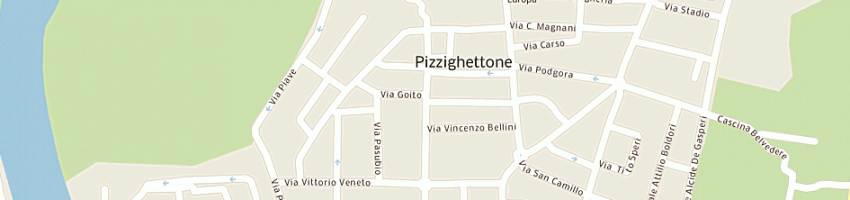 Mappa della impresa gentile rosario a PIZZIGHETTONE