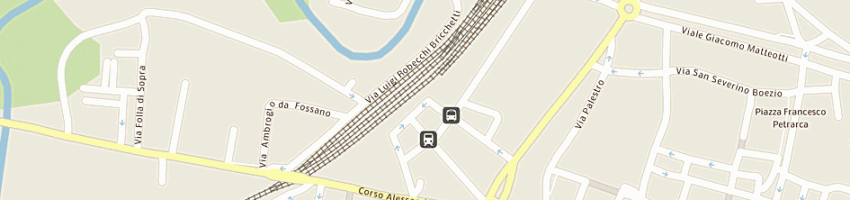 Mappa della impresa edicola ple stazione cravotti giuseppe a PAVIA
