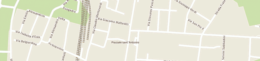 Mappa della impresa pizzeria porto a PORTO MANTOVANO