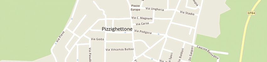 Mappa della impresa magico phon di provana valentina a PIZZIGHETTONE