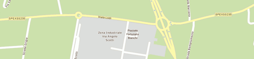 Mappa della impresa carrozzeria montegrappa di giannini paolo a PAVIA